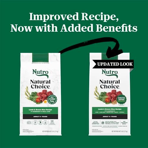 Nutro Natural Choice Adult Dry Dog Food, Lamb & Brown Rice Recipe, 5 lb