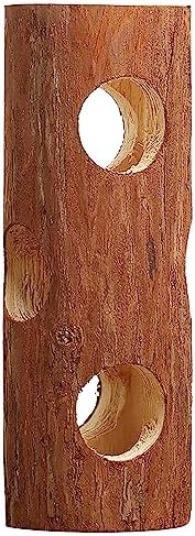 SunGrow Rabbit Log Chew, 8 Inches, Fresh Lumber Contemporary Textured Design, Log Chew Teeth Care Toy, for Chinchilla, Hamster, Guinea Pig, Gerbils, Small Animals