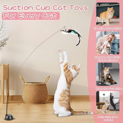 Interactive Bird Simulation Cat Toy Set