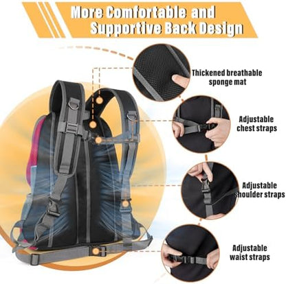 YUDODO Dog Front Carrier Backpack, Adjustable Breathable Dog Backpack
