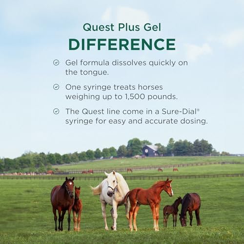 Quest Plus (moxidectin/praziquantel) Gel Dewormer for Horses, 0.5 oz