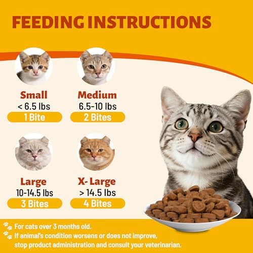 Cat Grass Treats for Indoor Cats for Hairball Control, 7.76oz