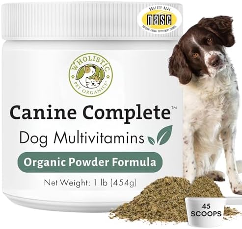 Organic Dog Vitamins, 1 Lb, 45 Scoops