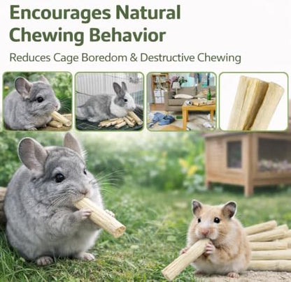 Sukh 320g Sweet Bamboo Chew Sticks - Natural Rabbit & Chinchilla Chew Toys