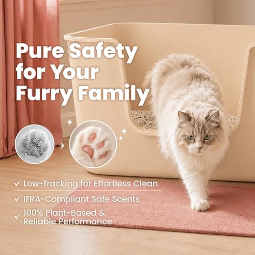 Lady N Pellet Tofu Cat Litter, Strong Clumping, Low Tracking Unscented 9lb
