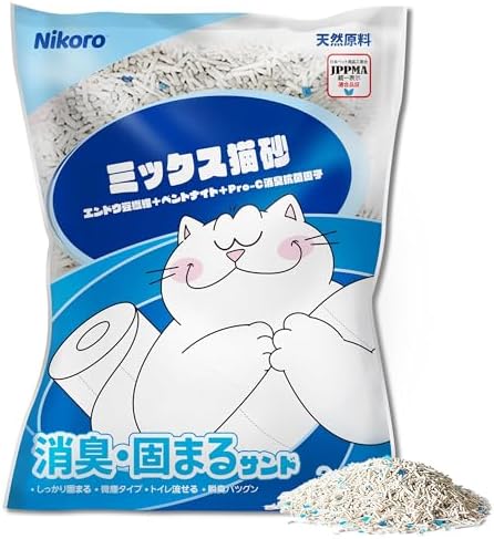 NIKORO Tofu Cat Litter,Strong Clumping Cat Litters,(5.29 lbs×1Bags)