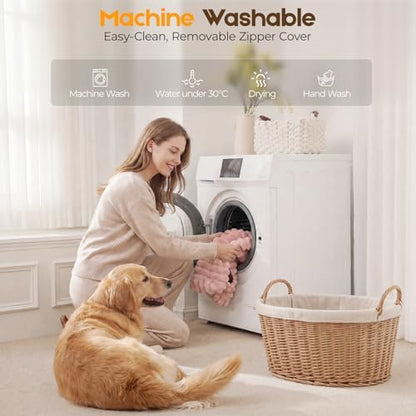 Orthopedic Dog Bed for XXL Dog, Waterproof Washable Pet Bed for Crate