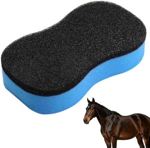2-in-1 Horse Groomer Sponge Scrubber, Deep Cleaning Scrubber