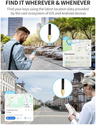 Smart Keychain Tracker (iOS & Android), Universal Car Key Chains Finder