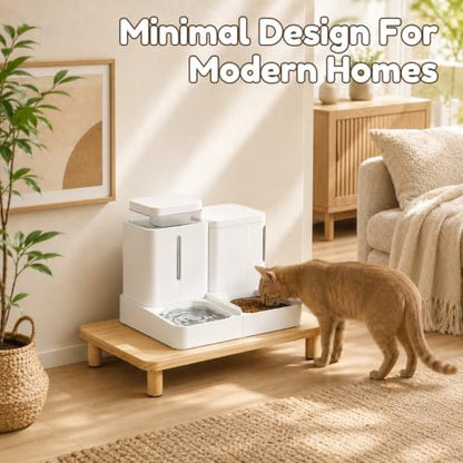 Large Elevated Cat Food Stand for Automatic Feeders, 1 Pack