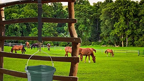 Adjustable Nylon Bucket Strap （3 Pack）- for Hay Nets, Water Buckets, Hanging Strap,Horse Outdoor Feeders,Heavy Duty Horse Water Feed, 30" (Black)