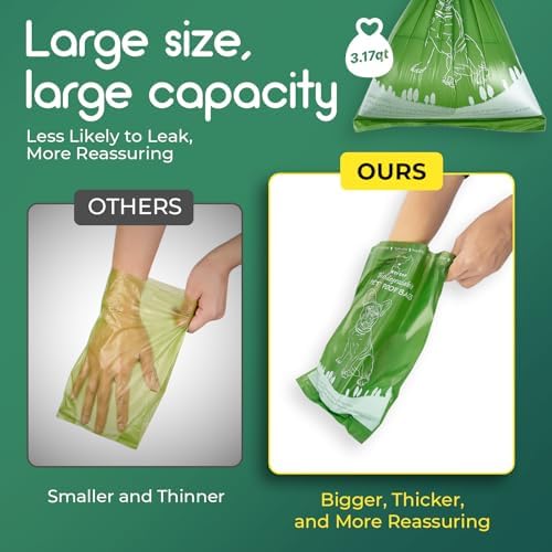 ATIFBOP Biodegradable Dog Poop Bags 720 Count, 48 Rolls Unscented