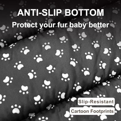 Dog Bed Mat, Reversible Dog Crate Pad with Washable Kennel Mat and Soft Foam, Flat Pet Bed for Dogs & Cats, for Crates Carriers & Travel (Dark Brown, 18" L*12" W*1.5" Th)