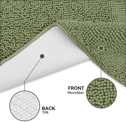 Bcoimo Super Absorbent Dog Door Mat, 48"*30" Anti Slip Mat for Muddy Paws