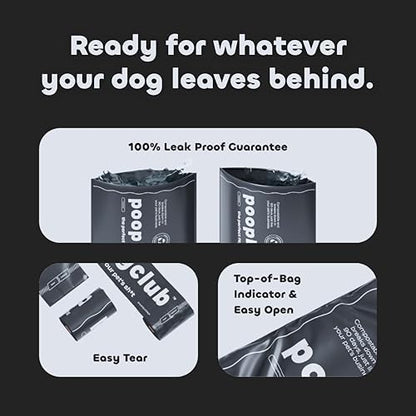 Unscented Dog Poop Bags - Extra Thick Leak Proof for Dogs - Certified Compostable - Earthminded Essential Accessory for Daily Walks and Easy Cleanup - 360 Bags