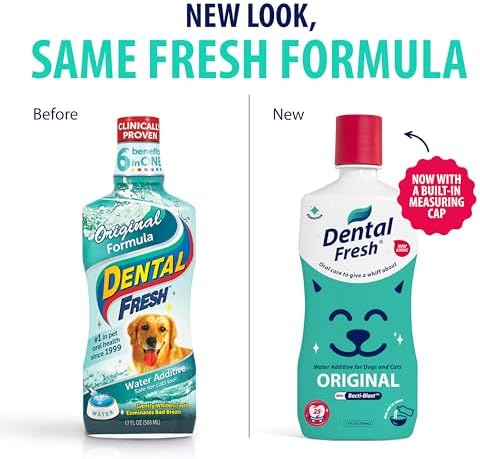 Dental Fresh Original Daily Care Water Additive for Dogs & Cats, 32 fl oz