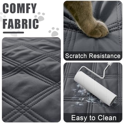 Smiry Waterproof Dog Bed Cover, Reversible Pet Blanket for Sofa Couch