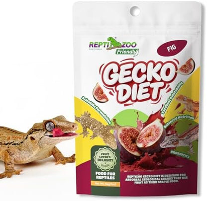 Gecko Food, Fruit Mix Fig and Insects Gecko Diet 2 oz