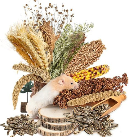 Natural Grain Flower&Herb Hamster Habitat Cage Accessories Bedding Decor