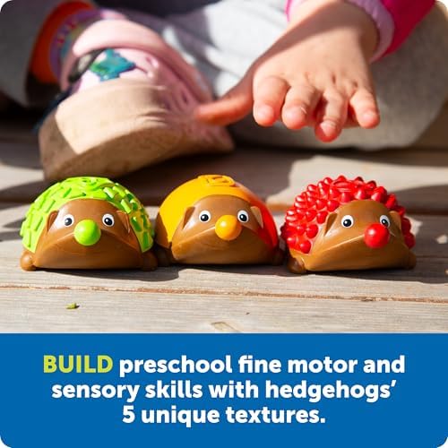 Learning Resources Spike the Fine Motor Hedgehog Sensory Tree House - 7 Pieces, Ages 18+ months Fine Motor and Sensory Toy, Toddler Educational Toys, Montessori Toys