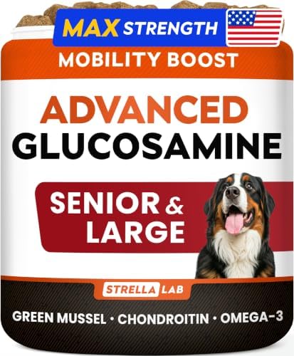 Advanced Glucosamine for Dogs, Collagen&Green Lipped Mussel - Joint Health