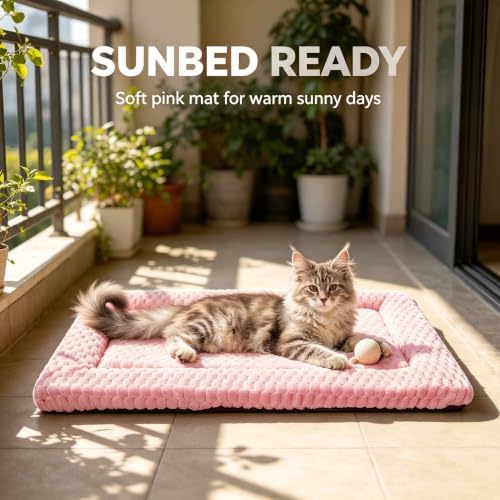 Cat Bed Mat - Durable & Cute Crate Beds for Extra Small Dogs & Cats, Comfortable Kennel Pad for Home, Crate & Travel