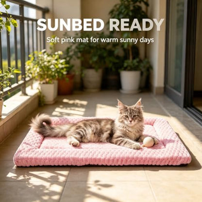 Cat Bed Mat - Durable & Cute Crate Beds for Extra Small Dogs & Cats, Comfortable Kennel Pad for Home, Crate & Travel