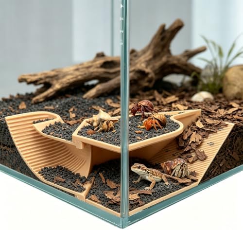 Hermit Crab Hideout & Reptile Hide, Leopard Gecko Tank Accessories