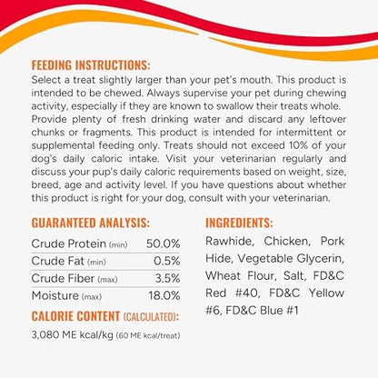 Good 'n' Fun Ribs Long-Lasting Dog Treat Made With Real Protein, 8.4 oz