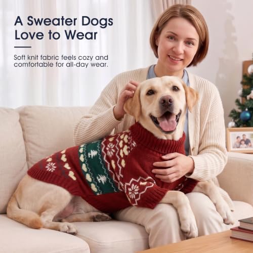 Great Dane Sweater, 4XL Dog Sweater for Extra Large Dogs Winter Walk, XXXXL