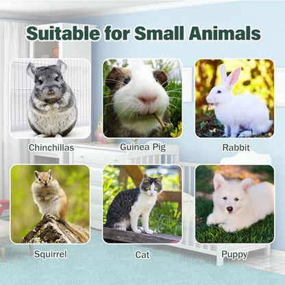 BWOGUE Bunny Tunnel Bed, 2-in-1Collapsible Rabbit Tunnel Hideout with Mat