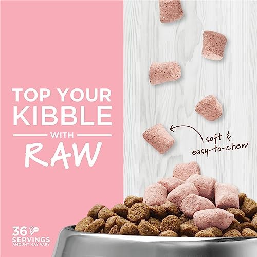 Instinct Raw Boost Mixers, Freeze Dried Cat Food Toppers with Functional Ingredients, Grain Free, Real Chicken - Skin & Coat Health, 5.5 oz Bag (Pack of 2)