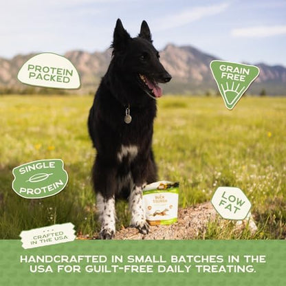 Smart Cookie Healthy Soft Dog Treats - Duck & Squash - Grain Free Limited Ingredient Training Treats for Dogs with Sensitive Stomach & Allergies, Natural Novel Protein, Made in the USA (5oz.)