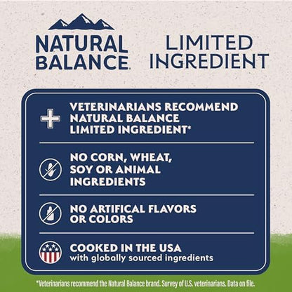 Natural Balance Limited Ingredient Dog Food, Vegetarian, 4 lb