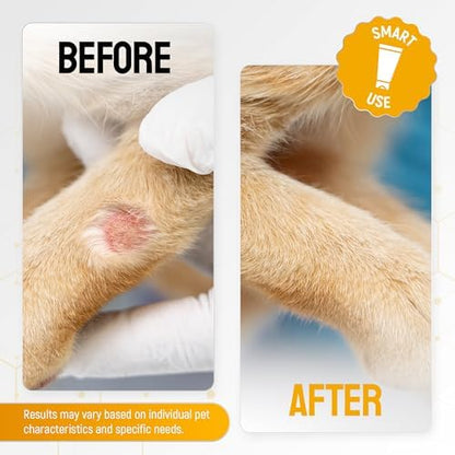 SILVER GRADE Dog Wound Care with Manuka Honey & Colloidal Silver for Scratches & Skin Irritations – Cat & Dog Hot Spot Treatment Gel Works as Honey Rapid Wound Repair for Horses – for All Pets – 2-Oz