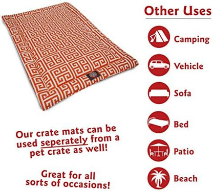 24" Towers Orange Crate Dog Bed Mat By Majestic Pet Products