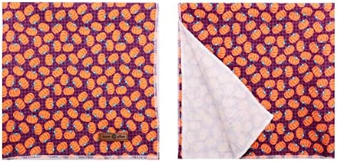 Lionet Paws Halloween Dog Bandana for Small Medium Large Dogs, Cat Dogs Kerchief Triangle Bibs Scarf Pumpkin for Girl or Boy