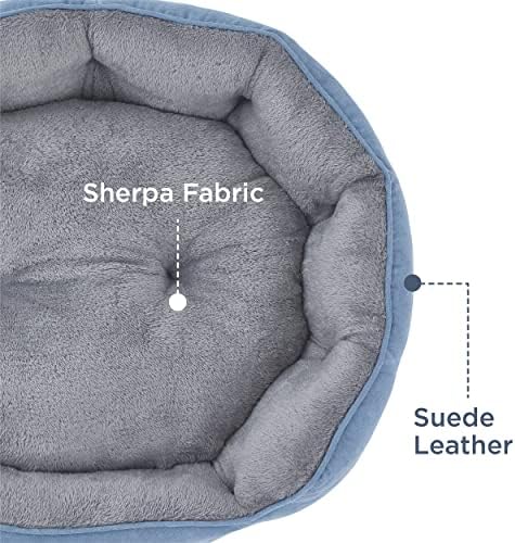 Bedsure Small Dog Bed Washable,Round Cat Beds for Indoor Cats,25in