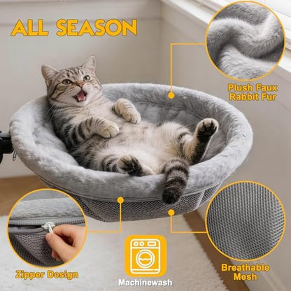 Cat Desk Bed Foldable Sunken Design, Space-Saving for Home Office