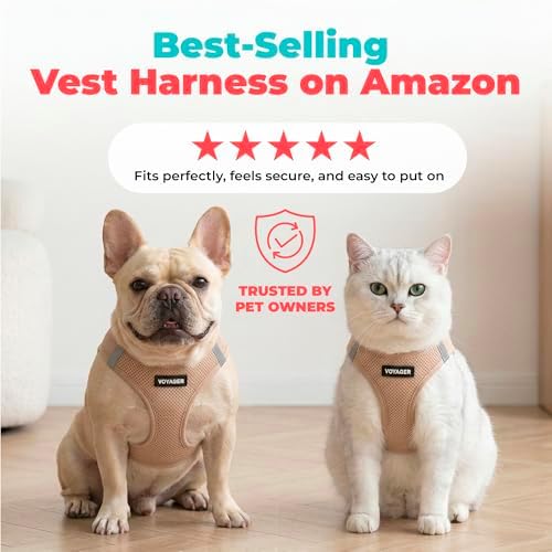 Voyager Step-in Air Dog Vest Harness - Khaki, X-Large