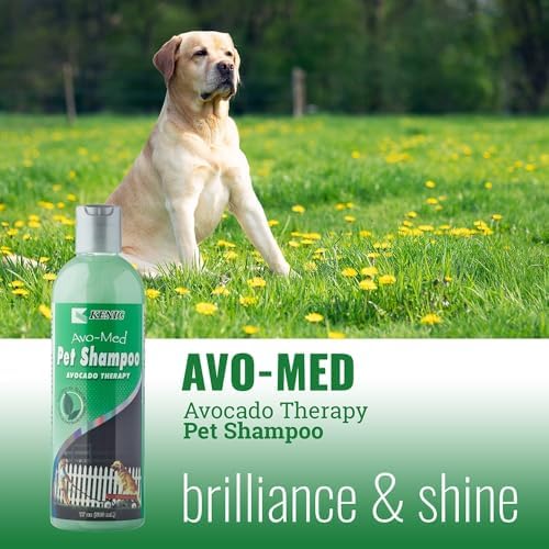 Kenic AVO-Med Conditioning Pet Shampoo – Ultra-Nourishing Avocado Blend for Dogs & Cats, Restorative Clean, Soap & Paraben-Free, Made in USA