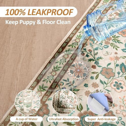 Washable Pee Pad for Dogs, 2 Pack Large Reusable Puppy Pads, 36"x36"
