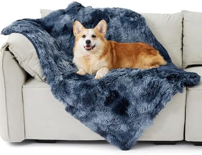 Bedsure Waterproof Dog Blanket for Small Dogs Cats Fluffy Faux Fur, 30x40