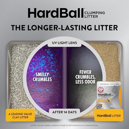 ARM & HAMMER HardBall Clumping Cat Litter, Garden Bloom, 8.5 Lbs