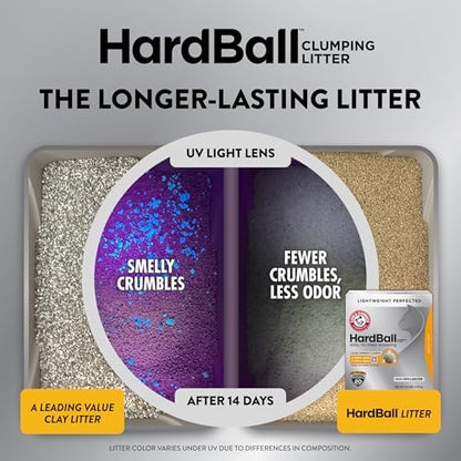 ARM & HAMMER HardBall Clumping Cat Litter, Garden Bloom, 8.5 Lbs