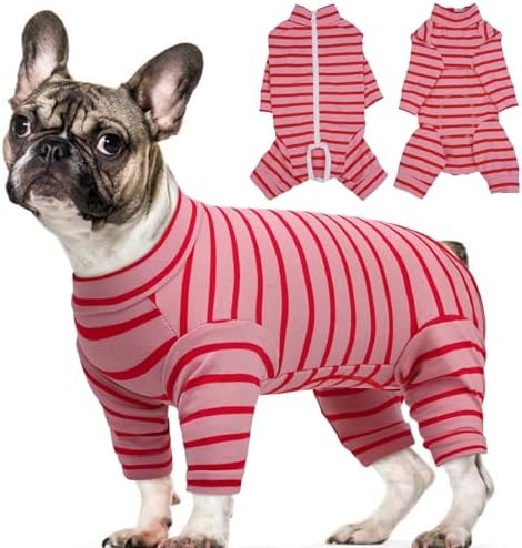 Kuoser Dog Recovery Suit, Anti-Licking Pajamas for Wounds