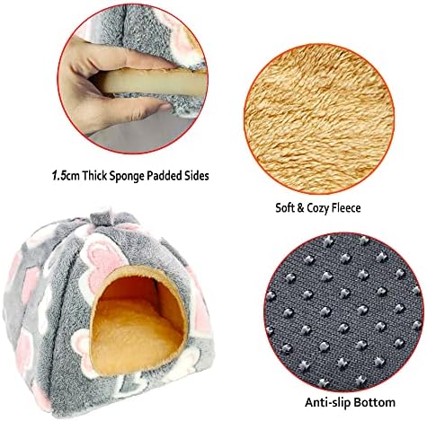 Guinea Pig Bed, Hideout House for Small Animals, Warm & Cozy