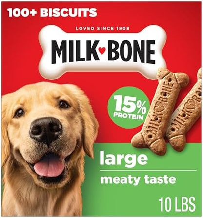 Milk-Bone Original Biscuits Large Dog Treats, 10 Lb.
