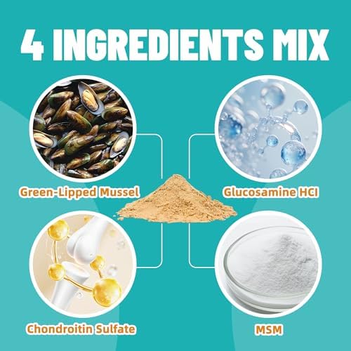 Just Try Green-Lipped Mussels Hip & Joint Powder for Dogs