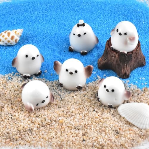 Cute Tiny Tit Birds Figurines Silicone Mold Micro Dollhouse Animal Epoxy Casting Mold for DIY Resin Art Fairy Garden Miniatures Landscape Crafts Decor(5 Designs)